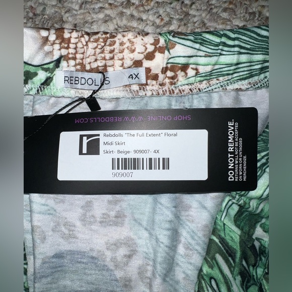 4X floral skirt - Picture 5 of 6